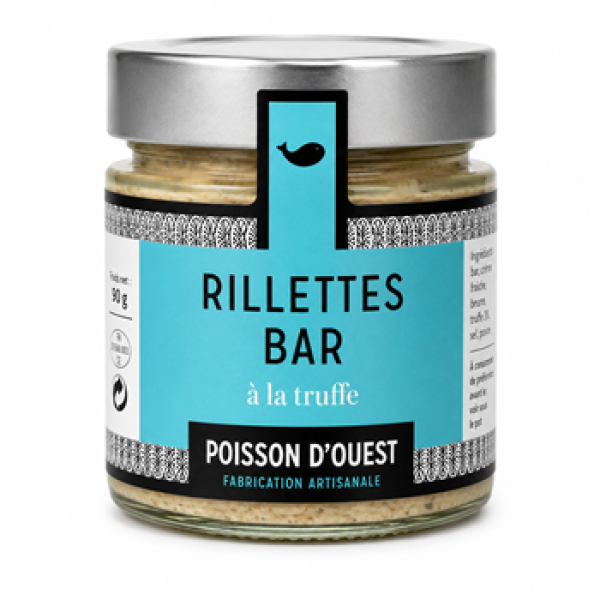 Rillettes vom Wolfsbarsch mit Trüffeln im Glas – bretonische Feinkost